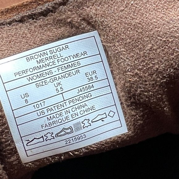 Merrell Brown Lace Up Boots - Picture 10 of 10